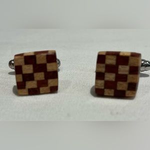 Handmade Wooden Cufflinks